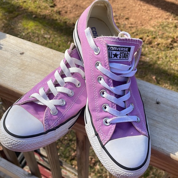 Converse Purple Low-Top Sneakers - Picture 5 of 11